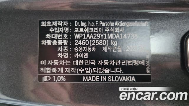 Porsche Cayenne 2021 — Photo 11/33