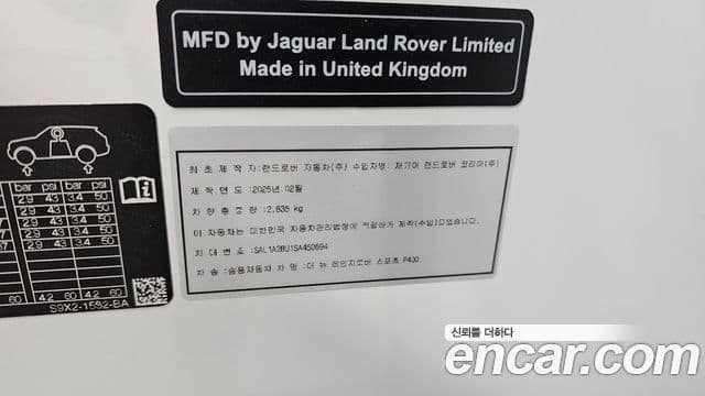 Land Rover Range Rover Sport 2025 — Photo 12/38
