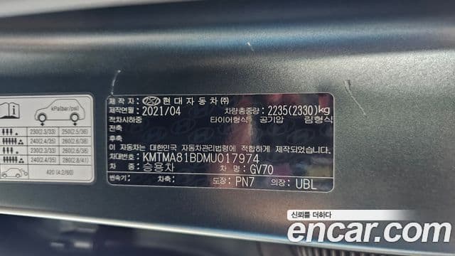 Genesis GV70 2021 — фото 20 из 20