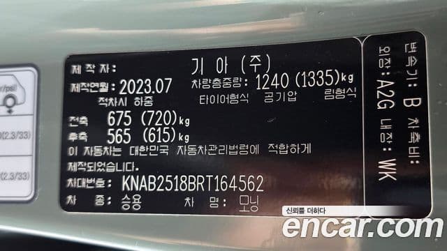 Kia All New Morning 2023 — Şəkil 19/20