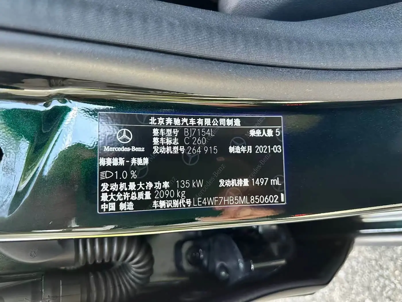 Mercedes-Benz C-Class 2021 — Фото 19/20